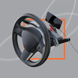Dashboard Steering Wheel Phone Holder Magnetic Magsafe Wireless Charging Phone Holder For Tesla Model 3 / Y (2017-2024)