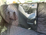 Housse de siège pour chien pour animaux de compagnie 100 % étanche pour Tesla <tc>Model</tc> S3XY - Fenêtre en maille visible (2012-2023)