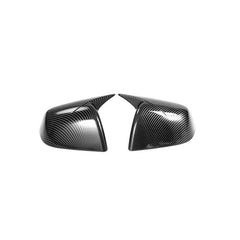 Model Coque de rétroviseur latéral de style Y GT (motif en fibre de carbone ABS)  (1 paire)  (2020-2024) 