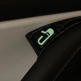 Tesla Model3/Y Unlock Door Switch Decals - Nat glødende eller hvid (2017-2023)