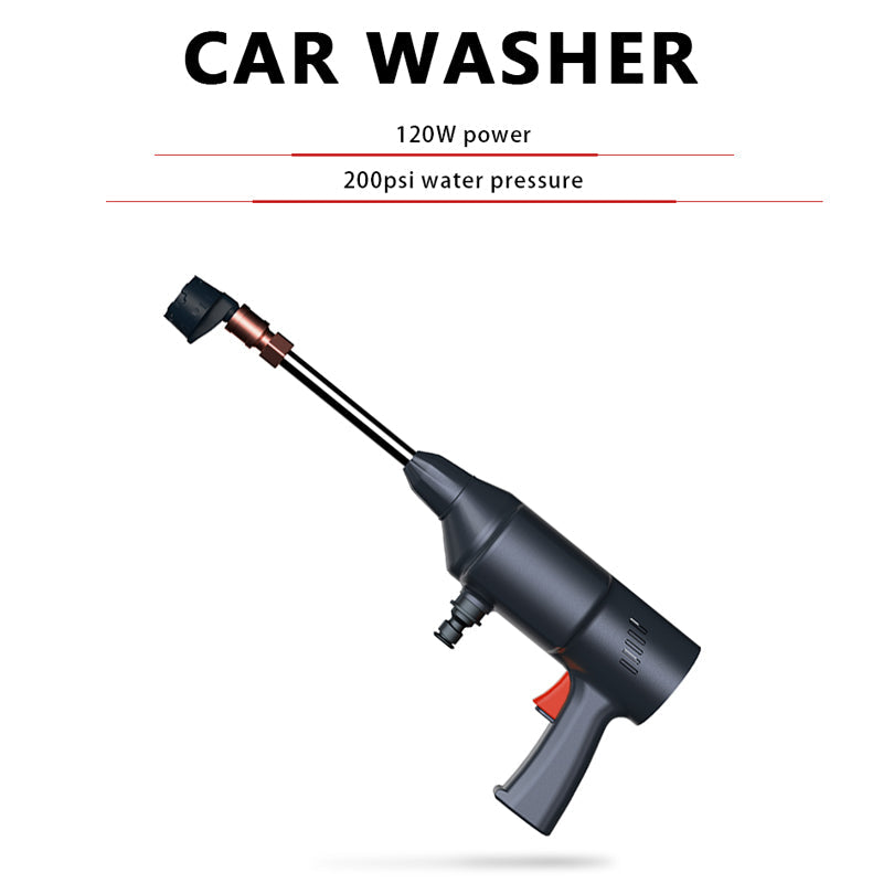 Teslaunch x Bayu All in One Multifunctional Car Kit - Car Washer, Air Pump, Vacuum Cleaner, Glare Flashlight, Mobile Phone Charger, Pro