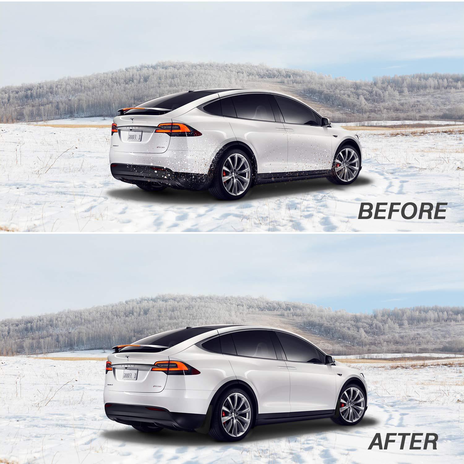 Garde-boue garde-boue pour Tesla Model X (4 pièces) (2015-2020)