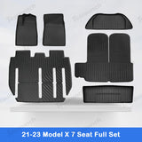 2021-2023 Model X Vloermat kofferbak voor alle weersomstandigheden TPE