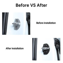 [Real Carbon Fiber] Tesla Door Latch Lock Cover Protector For Model 3/Y (4pc) (2017-2023) - TESLAUNCH