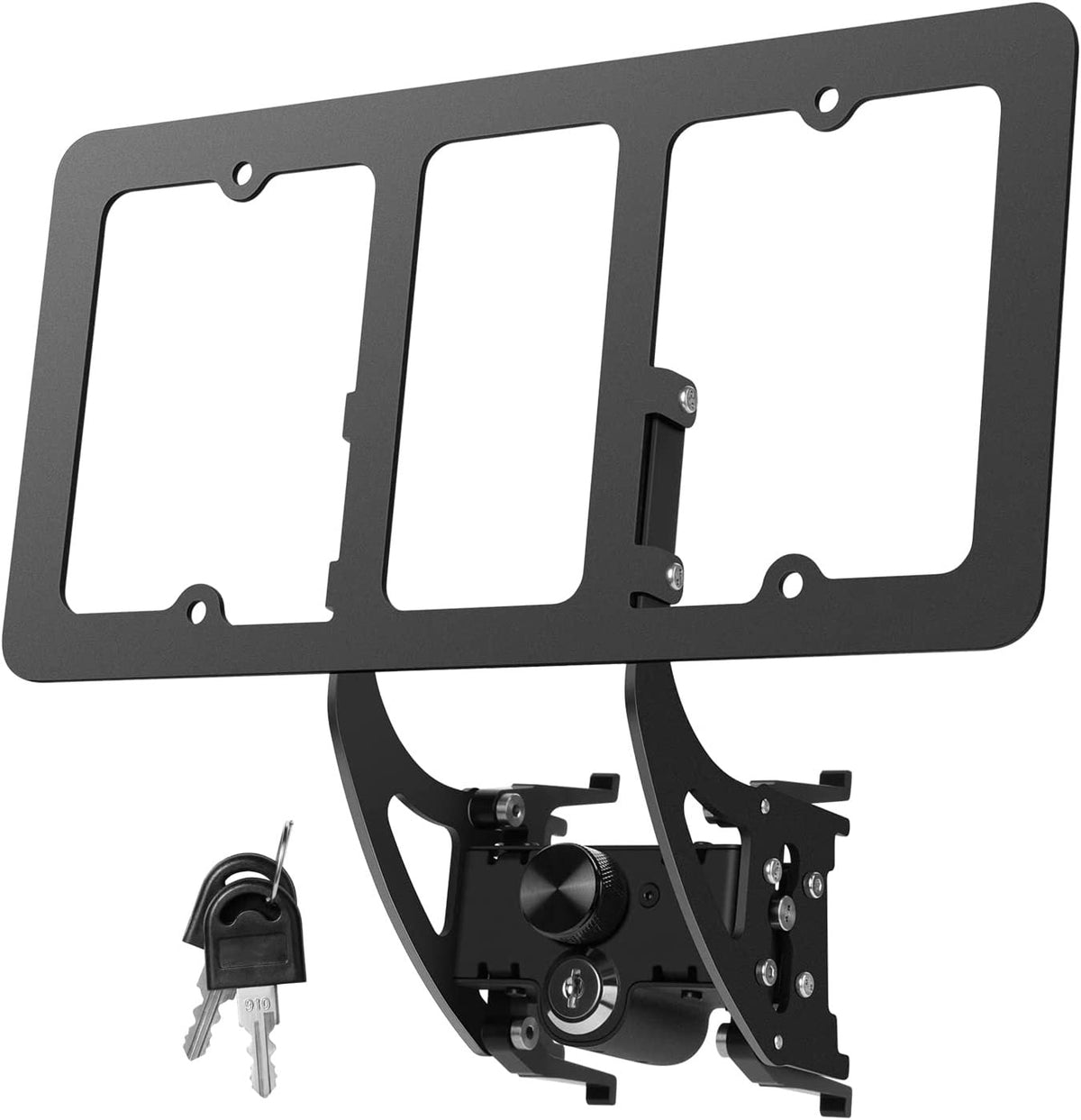 No Drill Anti-theft Front License Plate Holder For Tesla Model 3/Y(2017-2023), Front License Plate Bracket Mounting Kit