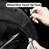 Tesla Jantes de rodas retocam tinta - DIY Curb Rash Repair com tinta de retoque de cor compatível
