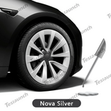 Tesla Wheel Fælger Touch op maling sæt- DIY Curb udslæt Reparation med farve-matched Touch op maling