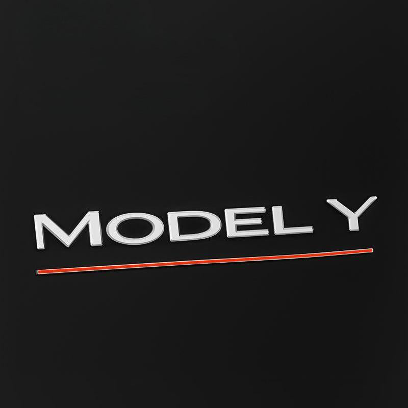Tesla Tail Mark Red Line Modifié Version Haute Performance Autocollants Décoratifs Sportifs pour Modèle 3/Y/S/X (2012-2023)