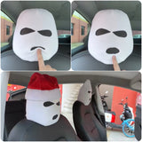 Personalized Funny Hat for Tesla Car Seat Headcover- Fits Model 3/Y/S/X