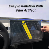 Dashboard Screen & Second Row Seat Screen Protector Tempered Film Fully Covers For Tesla 2024 Model 3 Highland