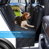 Dog Seat Cover For Pets 100% Waterproof For Tesla Model S3XY - Visible Mesh Window (2012-2024)