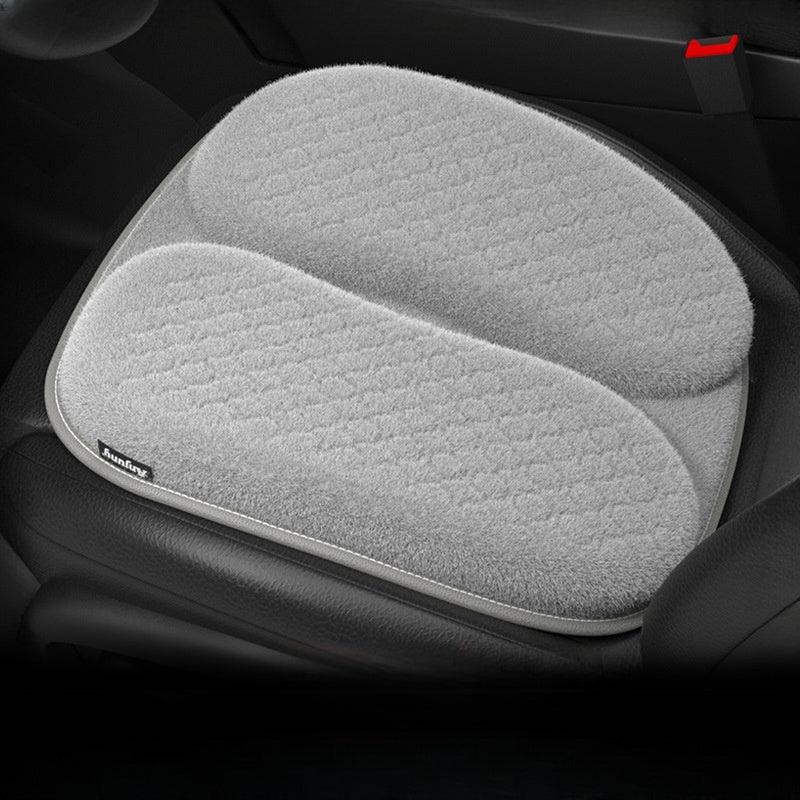 Tesla Model Y/3/S/X Special Seat Cushion Winter Car Seat Cushion Plush Keep  Warm (1PCS) (2012-2023) - Grey / 1 Pcs
