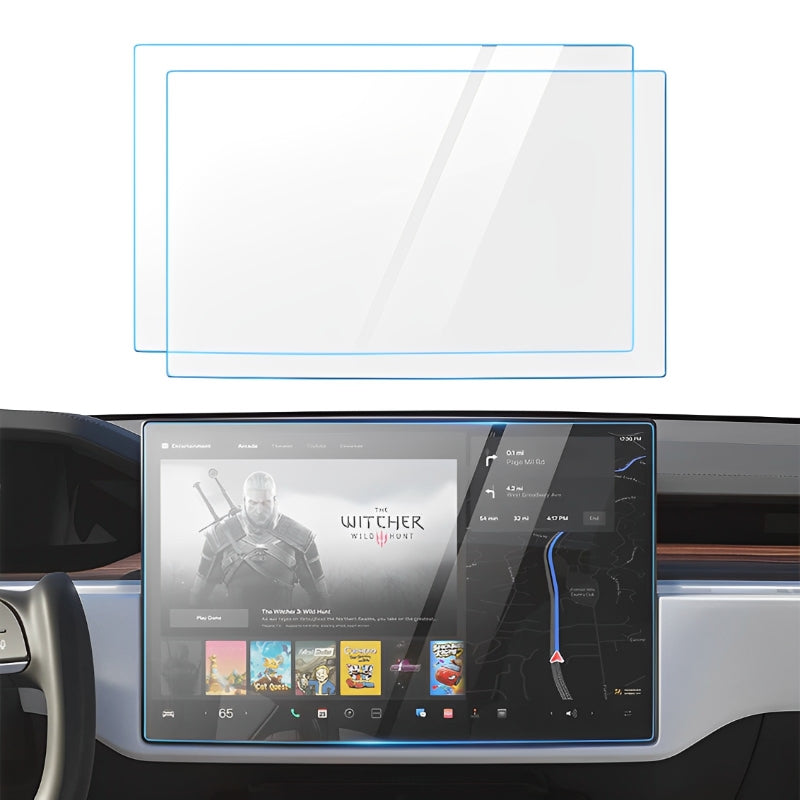 Tempered Glass Screen Protector for Model S/X (2021-2023)