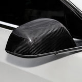 [Real Carbon Fiber] Mirror Cover for Tesla Model 3, OEM Style (1 pair) (2017-2024)