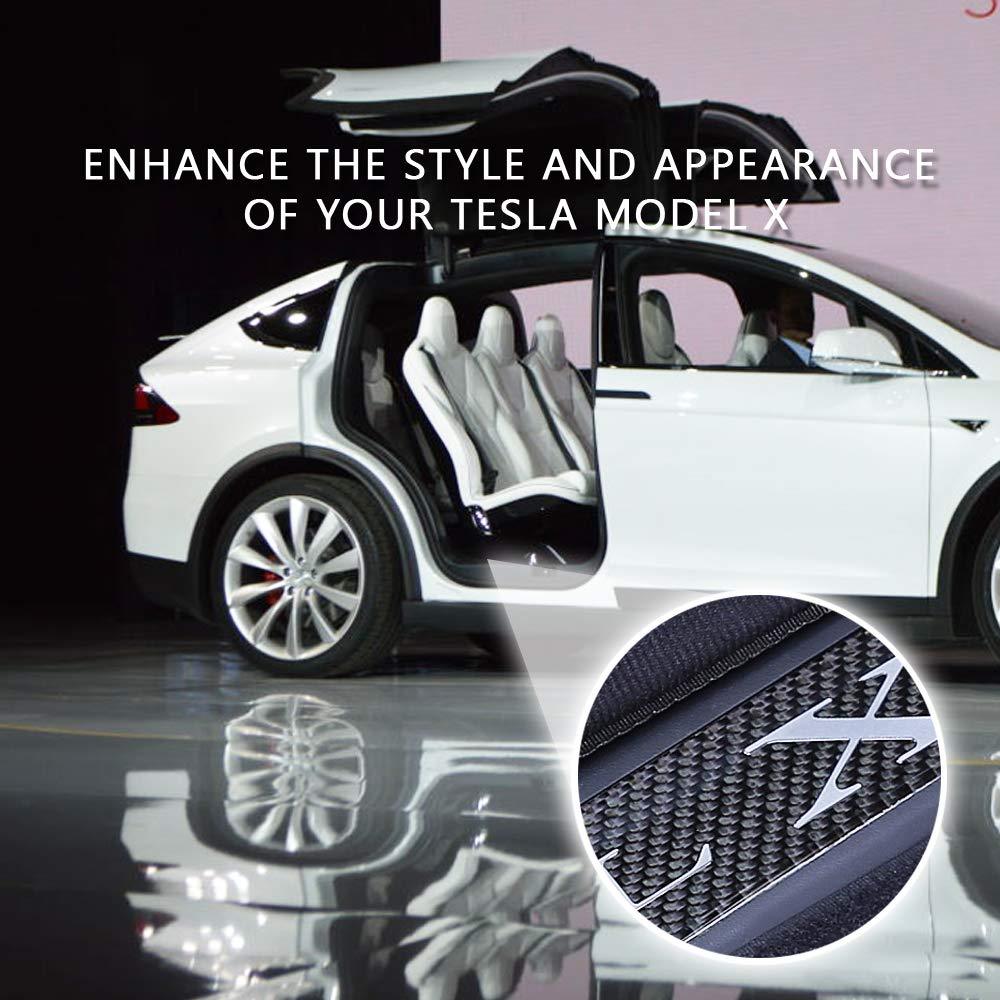 Einstiegsleisten aus Kohlefaser für Tesla Model X (2015–2020) – TESLAUNCH