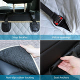 Dog Seat Cover For Pets 100% Waterproof For Tesla Model S3XY - Visible Mesh Window (2012-2023)
