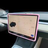 Siliconen beschermend frame voor Tesla  Model 3/Y Scherm-Dashboard Schermbeschermer