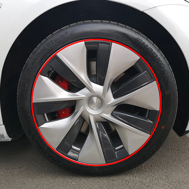 Tesla Rim Protector Bande de protection de jante pour modèle 3/Y/S/X (4 roues) 