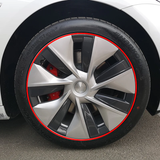 Tesla Rim Protector Striscia di protezione del cerchio della ruota per Model 3/Y/S/X (4 ruote)
