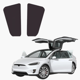Hele bilvinduet og soltagsdæksel Dense Mesh Sunshade Kit (8 stk) til Tesla Model X (2015-2020) Biltilbehør