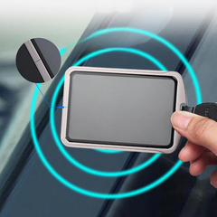 Model 3/Y/X/S Porte-cartes en alliage d'aluminium Porte-cartes NFC pour Tesla (2012-2024) 