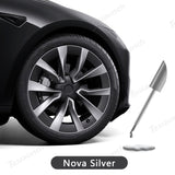 Tesla Vernice per ritocchi cerchi ruota per il 2024 Model 3 Highland - Riparazione di eruzioni cutanee da marciapiede fai-da-te con vernice per ritocchi in tinta