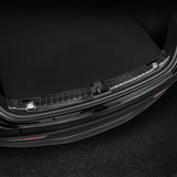 Rustfrit stål sort bagagerum / frunk karm pladedæksel til Tesla Model 3 (2017-2023)