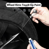 Tesla Wheel Fælger Touch op maling sæt- DIY Curb udslæt Reparation med farve-matched Touch op maling