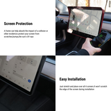 Model 3 / Y Control Screen Frame Sunshade Cover para Tesla