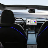 Rear Backseat Ambient Interior Light Strip for Tesla 2024 Model 3 Highland (2 PCS)