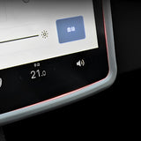 Cadre de protection en silicone pour écran Tesla <tc>Model</tc> 3/Y - Protecteur d'écran pour tableau de bord