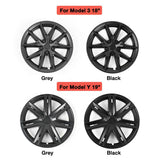 Capuchons de moyeu de roue de style Tesla modèle 3/Y AMG Aero Hubcap (2017-2023) (4 pièces)