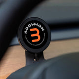 Dashboard Steering Wheel Phone Holder Magnetic Magsafe Wireless Charging Phone Holder For Tesla Model 3 / Y (2017-2024)