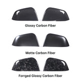 [Real Carbon Fiber] Side Mirror Cover for Tesla Model Y, Rear View Mirrors Cover Cap, OEM Style (2020-2023) - TESLAUNCH