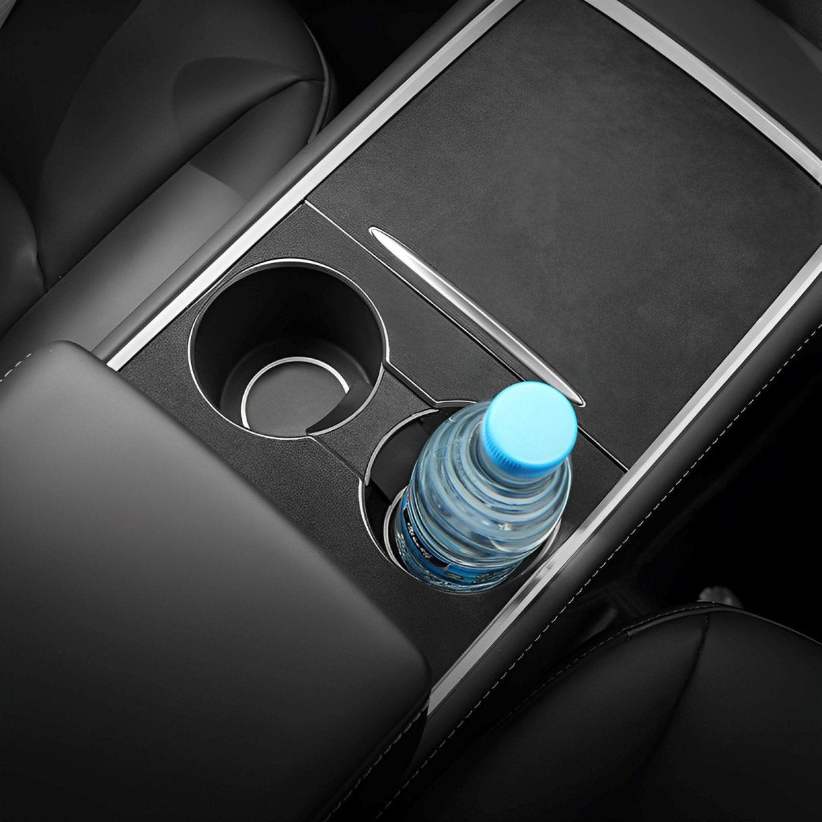 Alcantara Cup Holder Limiter For Tesla Model 3/Y (2021-2023) - T-Launch