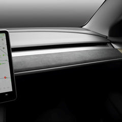 Alcantara Dashboard Cover For Tesla Model 3/Y (2017-2023) - T-Launch
