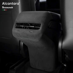Alcantara Rear AC Vent Cover and Rear Anti-kick Cover For Tesla Model 3/Y (2017-2023) - T-Launch