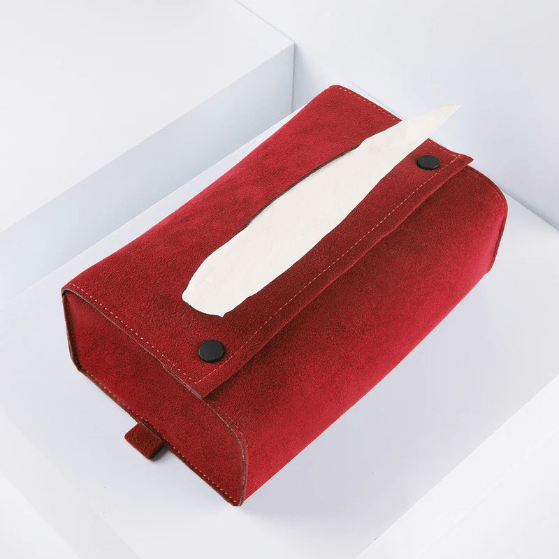 Alcantara Tissue Box for Tesla Model 3/Y/X/S - T-Launch