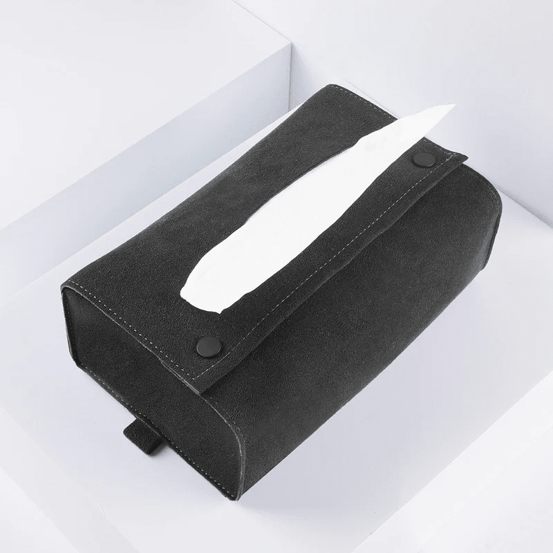 Alcantara Tissue Box for Tesla Model 3/Y/X/S - T-Launch