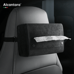 Alcantara Tissue Box for Tesla Model 3/Y/X/S - T-Launch