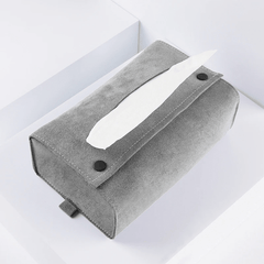 Alcantara Tissue Box for Tesla Model 3/Y/X/S - T-Launch