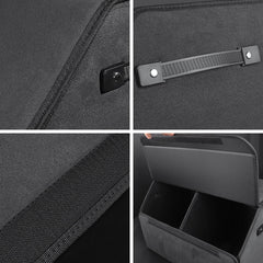 Alcantara Trunk Folding Storage Box for Tesla Model 3/Y/X/S/Cybertruck - T-Launch
