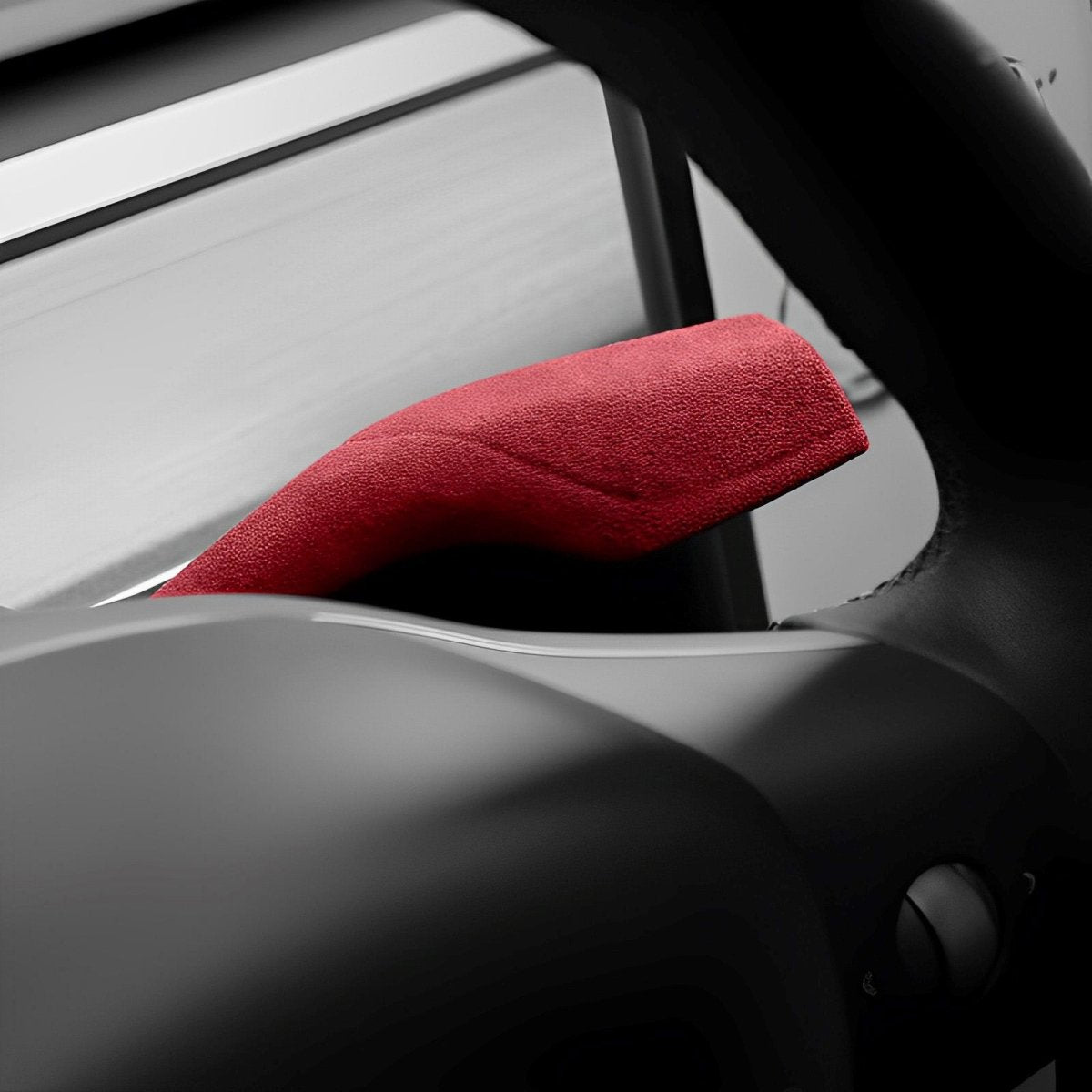 Alcantara Turn Signal Stalk Covers (2 Pcs) For Tesla Model Y (2017-2024) - T-Launch