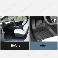 All Weather TPE Floor Mat for Tesla 2024+ Model 3 Highland - T-Launch