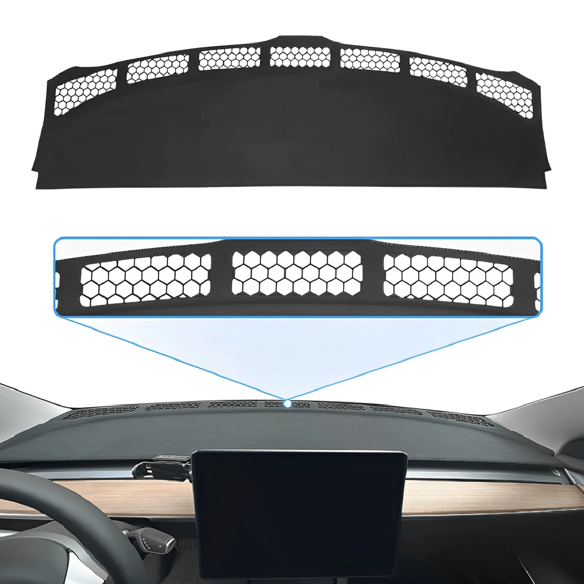 Anti-Glare Dash Mat for Tesla Model 3/Y - T-Launch