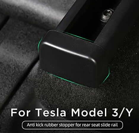 Anti-Kick Rear Seat Slide Rails Cover For Model 3/Y Accessories (2 pairs) (2017+) - T-Launch