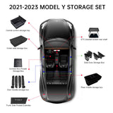 Tesla Innenraum-Organizer-Set für 2021–2023 <tc>Model</tc> Y