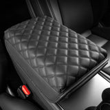 Tesla Model 3 / Y Armrest Leather Cover Material macio melhora o conforto para longas distâncias (2017-2023)
