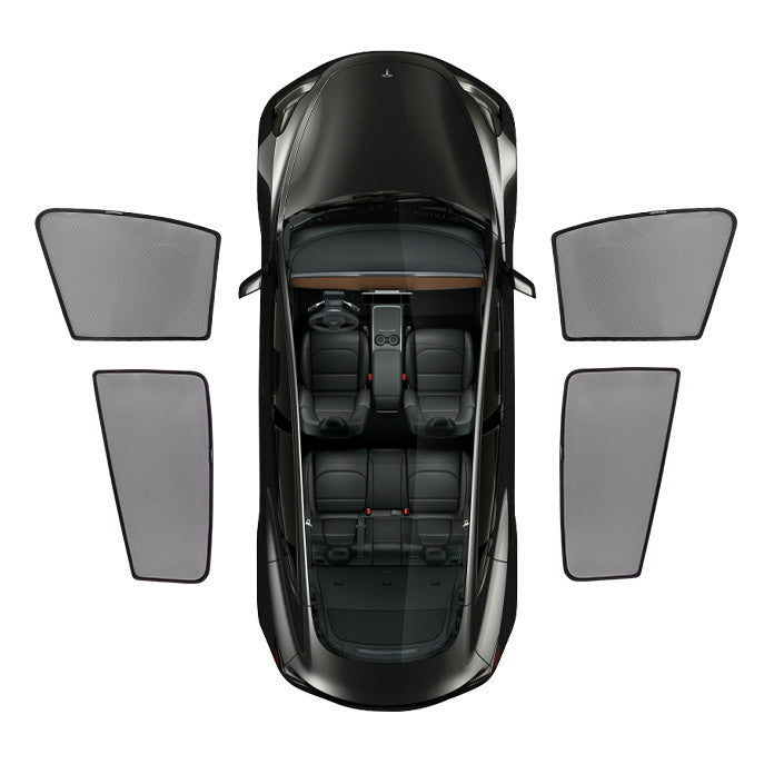 Model 3 Sonnenblenden für das ganze Auto – Mesh-Seitenfenster