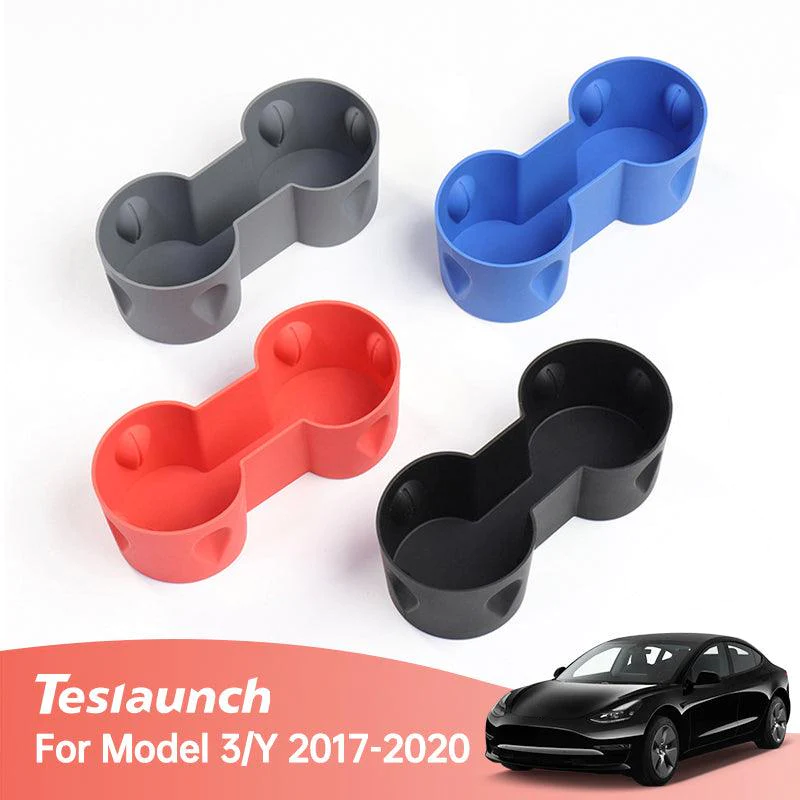 Tesla Cupholder Insert for Model 3/Y Accessories (2017-2020)